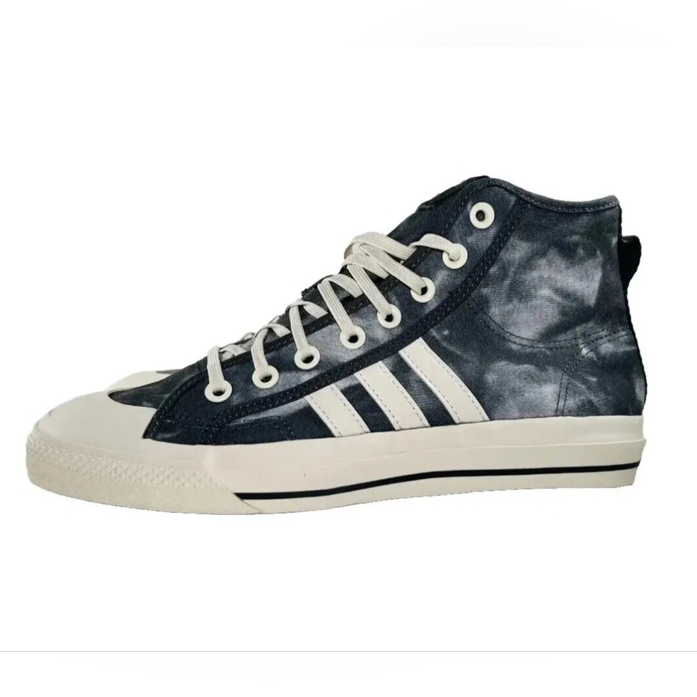 adidas Nizza Hi RF Originals Men's Shoes Grey Four/Wonder White NEW - Picture 2 of 8